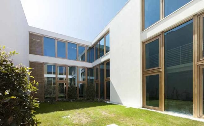 Giuseppe Tortato, Giuseppe Tortato Morimondo 23, Milan architecture, Milan architects, green renovation, old factory renovation, concrete facades, minimalist architecture