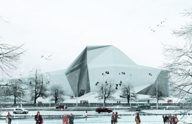polur, New Wave Architecture, rock climbing, mount damavand, rock climbing hall, moment resisting frames, tubular trusses, base camp, mountaineering, fiber cement panels