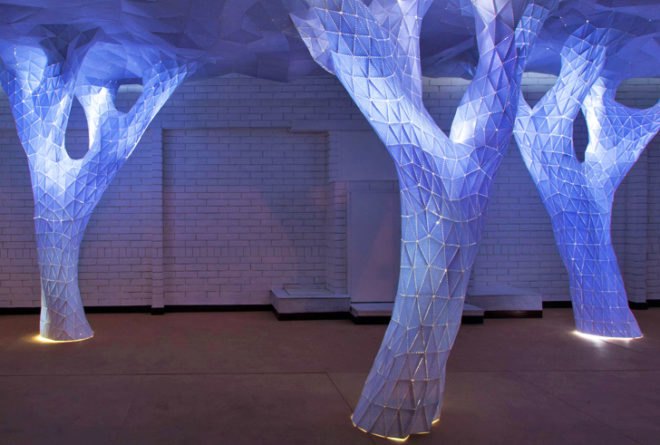 green design, eco design, sustainable design, Orproject, LED installation, VANA, INdia Design Forum