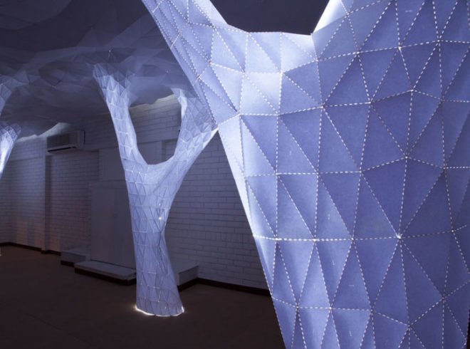 green design, eco design, sustainable design, Orproject, LED installation, VANA, INdia Design Forum