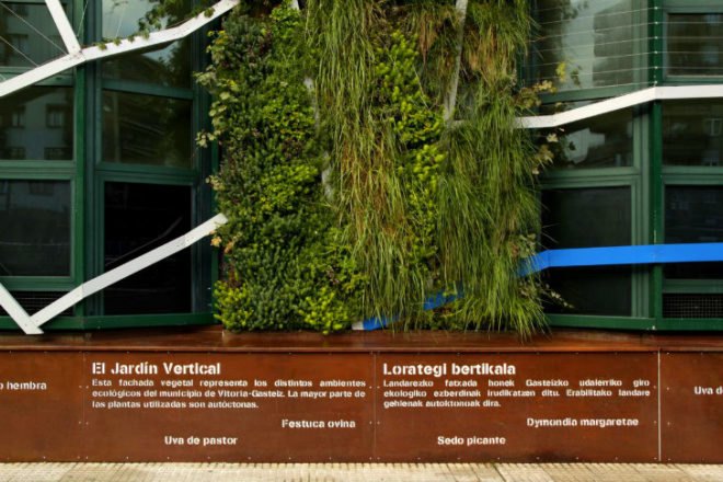 Palace of Congresses, Urbanarbolismo, unusualgreen, vertical garden, green facade, vitoria-gasteiz, living wall