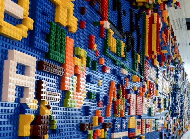 green design, eco design, sustainable design, YOTEL Club Lounge, LEGO Wall, LEGOs, Floyd Hayes, Midtown Hotels, Manhattan Hotels, New York Hotels