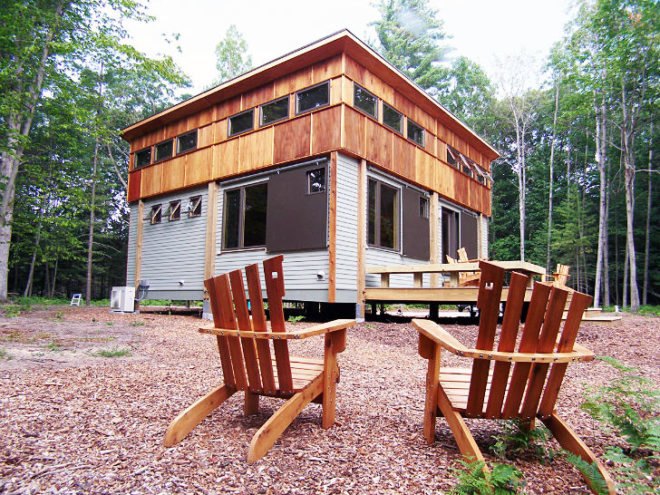 Prefab Cottage, MF Architect, pre-fab cottage, traverse city, michigan, prefab housing, modular housing