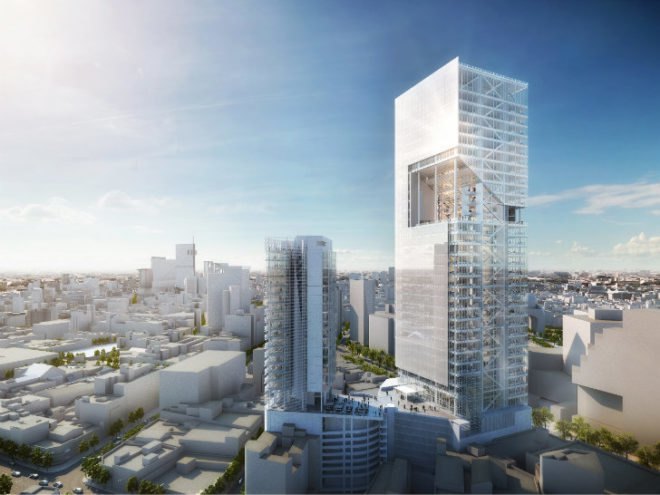 Reforma Towers, Richard Meier and Partners, mixed-use tower, mexico city, daylighting, eco tower