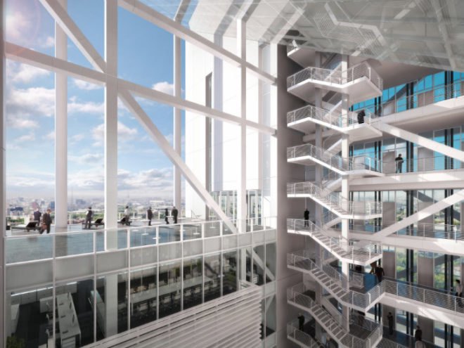 Reforma Towers, Richard Meier and Partners, mixed-use tower, mexico city, daylighting, eco tower