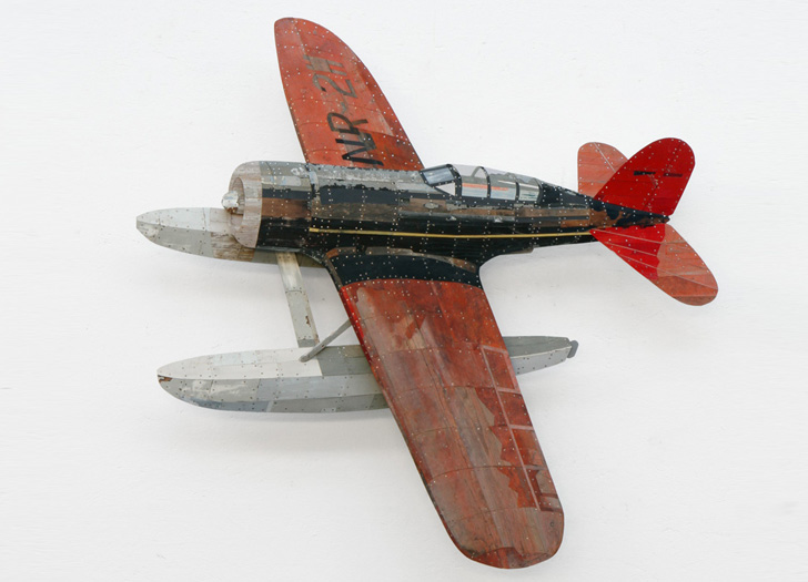 green design, eco design, sustainable design, Ron van der Ende, recycled art, recycled wood sculpture, reclaimed wood, Dallas ARt Fair, upcycled sculpture