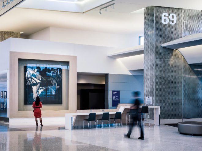 SFO T3BAE Sneak Peak, Gensler, Terminal 3, SFO, leed gold, eco airport, airport terminal, san francisco