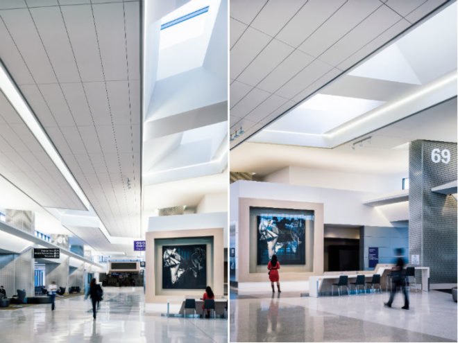 SFO T3BAE Sneak Peak, Gensler, Terminal 3, SFO, leed gold, eco airport, airport terminal, san francisco
