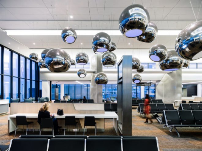 SFO T3BAE Sneak Peak, Gensler, Terminal 3, SFO, leed gold, eco airport, airport terminal, san francisco