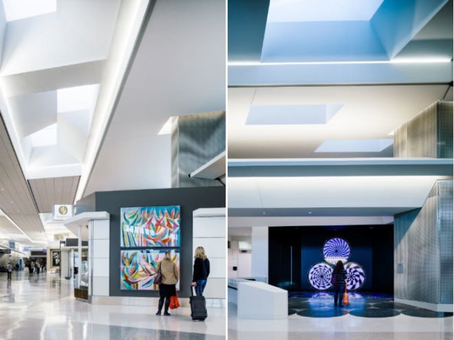 SFO T3BAE Sneak Peak, Gensler, Terminal 3, SFO, leed gold, eco airport, airport terminal, san francisco
