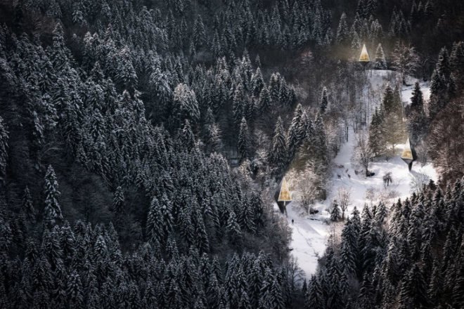 Single Pole House, Konrad Wójcik, a-frame, cabin, minimal footprint, eco cabin, eco retreat,