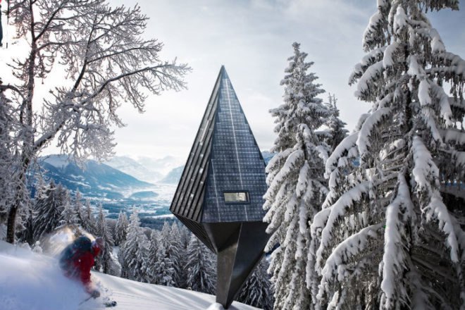 Single Pole House, Konrad Wójcik, a-frame, cabin, minimal footprint, eco cabin, eco retreat,