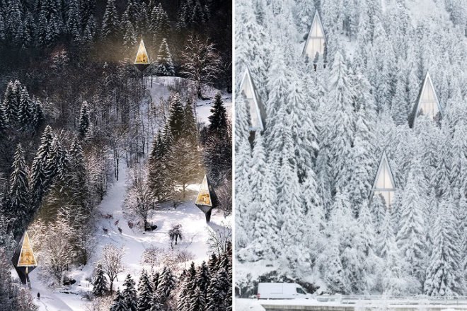 Single Pole House, Konrad Wójcik, a-frame, cabin, minimal footprint, eco cabin, eco retreat,