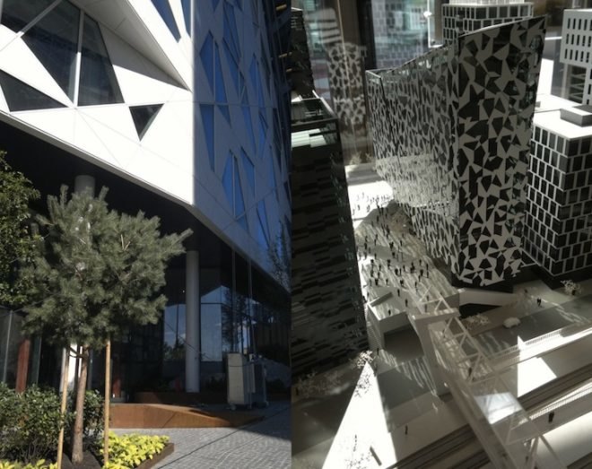 Snøhetta, deloitte, office complex, barcode project, Bjørvika, redevelopment plan, prefabricated facade, office building, green roof terraces, glass atrium
