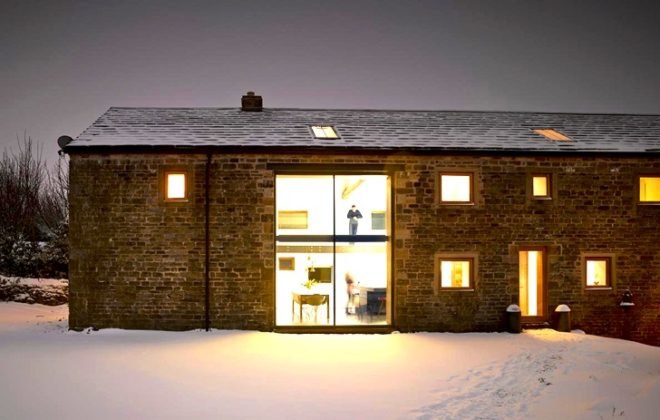 green design, eco design, sustainable design, adaptive reuse, Cat Hill barn, Snook Architects, Yorkshire barn home, barn renovation, UK green renovation projects, historical preservation, historical preservation in the UK, Yorkshire barn renovation, modern homes made from barns, barns turned into modern homes