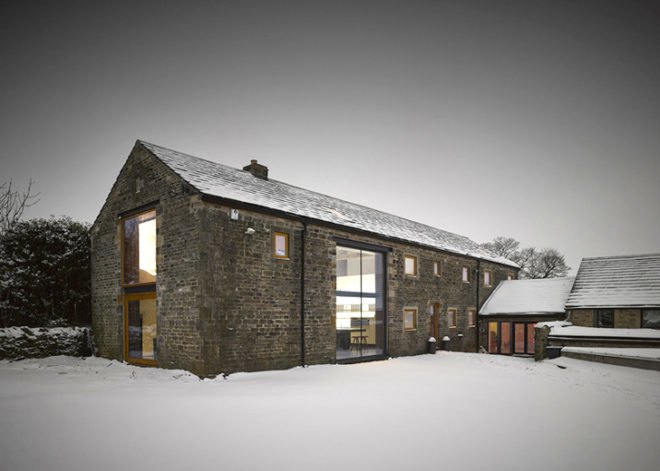 green design, eco design, sustainable design, adaptive reuse, Cat Hill barn, Snook Architects, Yorkshire barn home