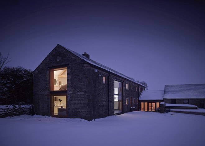green design, eco design, sustainable design, adaptive reuse, Cat Hill barn, Snook Architects, Yorkshire barn home