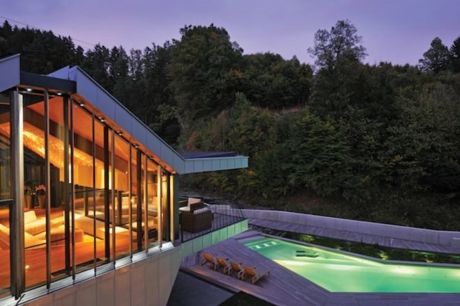 superform, Ljubno ob Savinji, Piranesi Award, Through the Deck into Life, rheinzink, social spaces, contemporary villa, timber villa, timber house