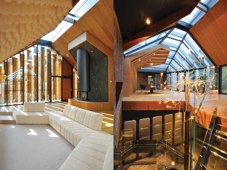 superform, Ljubno ob Savinji, Piranesi Award, Through the Deck into Life, rheinzink, social spaces, contemporary villa, timber villa, timber house