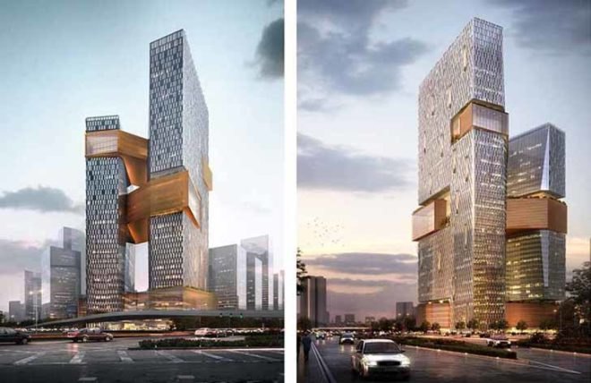 NBBJ architecture, NBBJ Shenzhen, NBBJ Tencent, Tencent Corporate Headquarters, Tencent Shenzhen, Shenzhen architecture, China architecture, skyscraper design, office towers Shenzhen, office towers, HQ towers, sustainable skyscraper, carbon emission cut