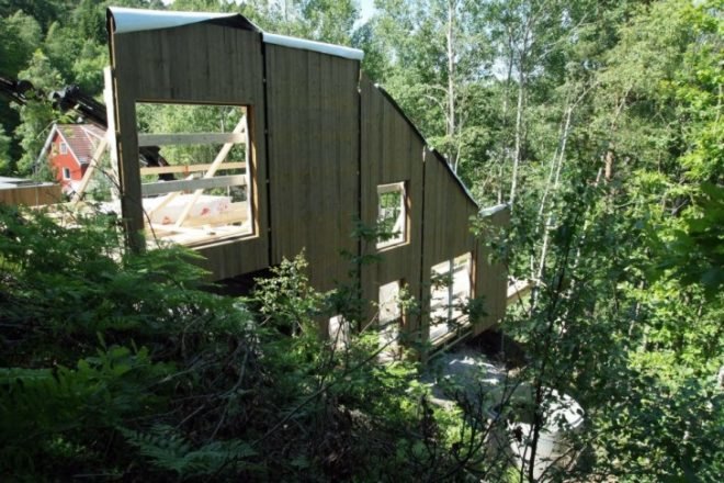 Trond Henning Monan, Villa Bøle, architecture, norway, norwegian man builds own home, repurposed building materials, Høielia,
