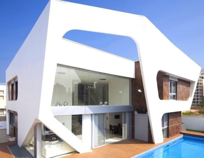Zahavi Architects, House in Ashdod, ashdod, porthole windows, porcelain granite, sunrise portal, natural light, solar panels, water recycling system, open floor plan