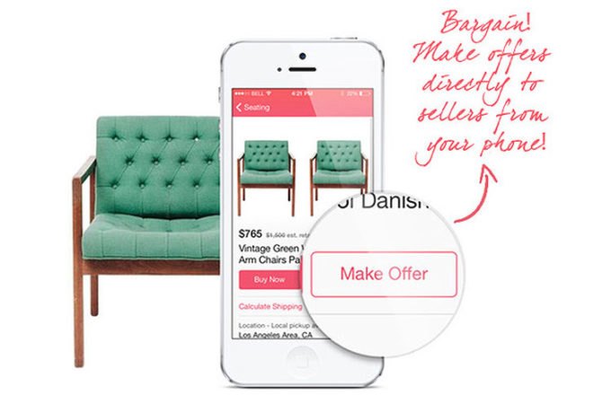 chairish app, chairish for iphone, chairish app for smartphone, chairish, charish.com, second hand furniture, second hand designer furniture, where to buy second hand designer furniture, where to buy second hand furniture, vintage furniture online, green furniture, free stuff, win a $500 gift certificate to chairish, chairish giveaway, giveaways, furniture giveaways, design furniture discounted, designer lamps, designer chairs, designer, sofas,, designer tables, green furnitureInhabitat Collection, Inhabitat Clean and Green Collection, Gregg Brockway, Anna Brockway, pre-owned designer furnishings, vintage modern furniture, midcentury modern furniture, mid-century modern furniture