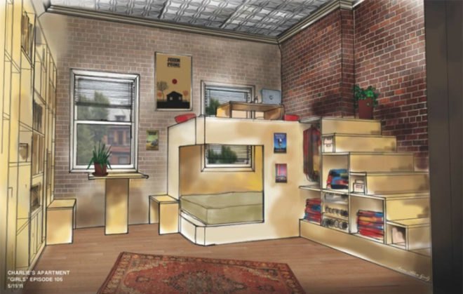 green design, eco design, sustainable design, Laura Ballinger Design, HBO's GIRLS, girls, Hannah, Lena Dunham,