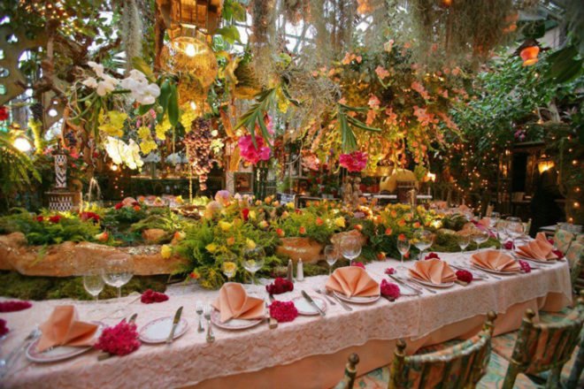 Mas Provencal, flower restaurant in France, secret garden restaurant, edible grapes and cherry tomatoes, exotic French restaurant in Nice, greenhouse restaurant, fairy garden restaurant,