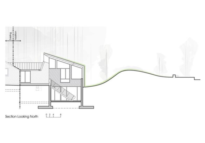 Robert Maschke Architects, Brahler Residence, shake clad structure, wood shake roof, wood shake facades, articulated roof, cottage renovation,