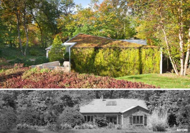 Robert Maschke Architects, Brahler Residence, shake clad structure, wood shake roof, wood shake facades, articulated roodf, cottage renovation,