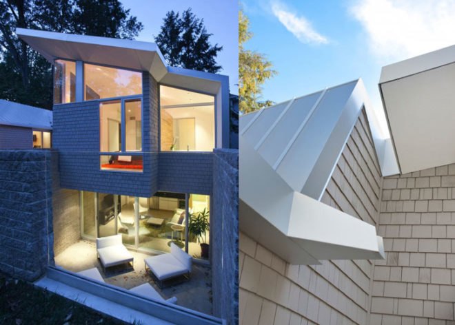 Robert Maschke Architects, Brahler Residence, shake clad structure, wood shake roof, wood shake facades, articulated roodf, cottage renovation,