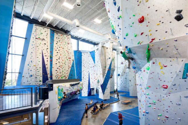 Allez Up Climbing Gym, Smith Vigeant Architectes, allez up, montreal, climbing gym, adaptive reuse, sugar refinery, brownfield redevelopment