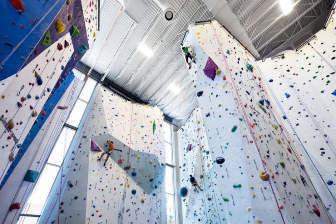 Allez Up Climbing Gym, Smith Vigeant Architectes, allez up, montreal, climbing gym, adaptive reuse, sugar refinery, brownfield redevelopment