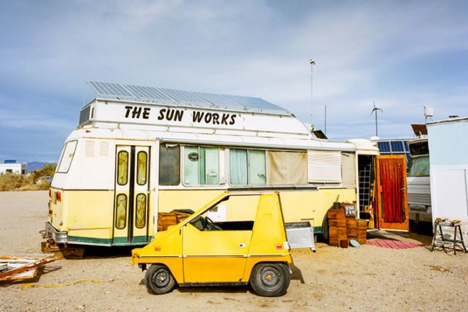 Andrew Waits, Art, Boondock, US nomad, people living in cars, Renewable Energy, Photography, solar power, living outside the system