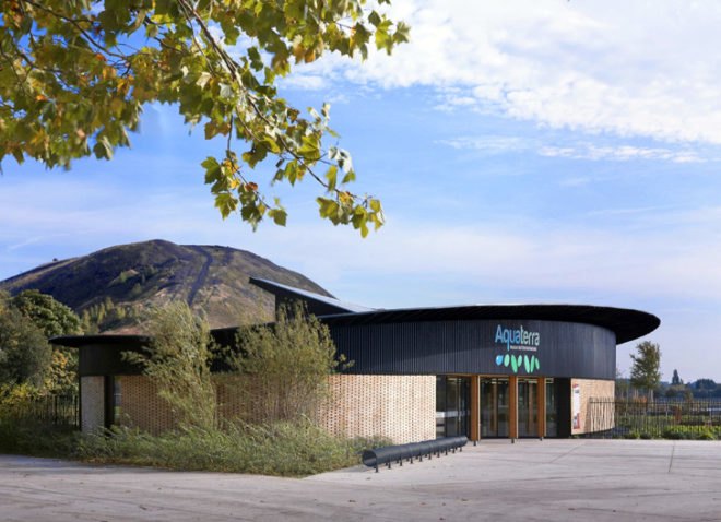 Aquaterra Environmental Centre, Tectoniques Architectes, parc des iles, france, environmental centre, eco center