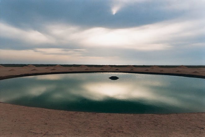 green design, eco design, sustainable design, Danae Stratou, Alexandra Stratou, Desert Breath, El Gouna, art installation Egypt, Land Art, Stella Constantinides