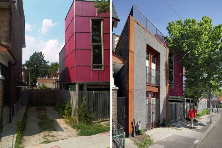 Driveway House, Spaces by Rohan, rohan walters, spaces by rohan, toronto, small house, urban house