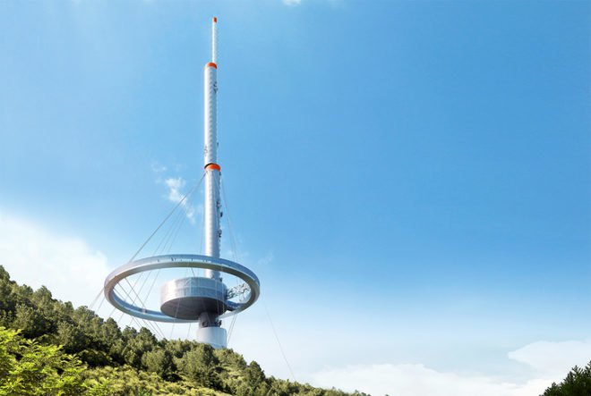 Architects of Invention, Tower Antenna Santiago Competition, Halo Tower Chile, Tower competition, Chile architecture, UK architects, telecommunications tower, antenna design, Santiago Chile, Santiago Chile architecture, architectural competitions
