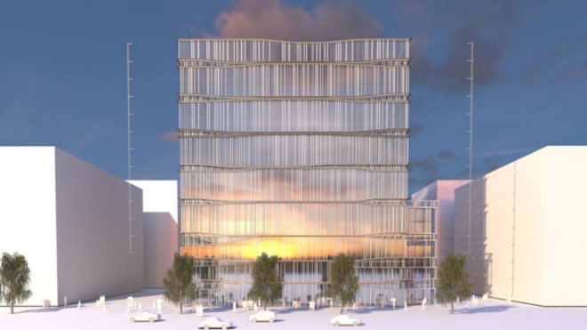 La Vita Tower, Paul Davis+Partners Nanjing, Nanjing architecture, Paul Davis+Partners La Vita, chilled beam technology, chilled beam HVAC, mixed-use buildings, glass facades, tower design, green towers, chinese architecture, energy efficient buildings