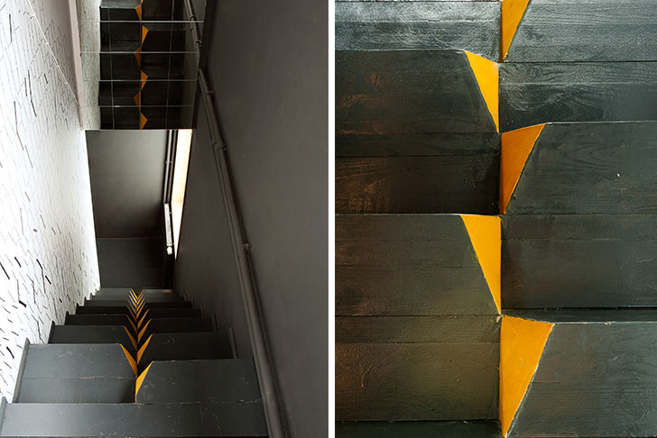 Le Atelier, simple, tiny home, Moscow, Russia, yelow door, tangerine paint, simple design, Architecture, Tiny Homes, Daylighting