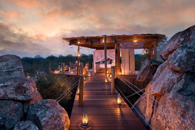 green design, eco design, sustainable design, African Safari resort, treehouses, treehouse resort, Lion Sands Game Reserve, Eco resort, eco luxury, Sabie River