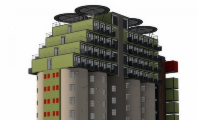 Citiq Developments, Mill Junction Housing, architecture, student housing johannesburg, shipping container housing, shipping container buildings in Africa, johannesburg architecture, urban design, repurposed materials, student housing design, johannesburg student housing