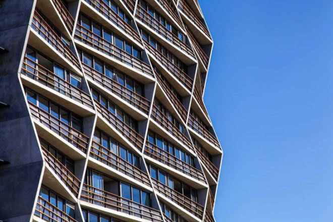Fender Katsalidis Architects, March Studios, Suppose Design Office, Molonglo Group, australian architecture, canberra, Sustainable Building, sustainable architecture, sustainable luxury, Nishi Building, recycled wood, reclaimed materials