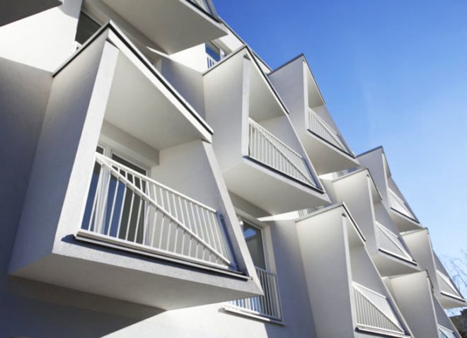 Nice Architects, Slovakian architects, North Star Apartments, North Star Apartments Slovakia, Bratislava architecture, green architecture, natural lighting, Senec architecture, building facade design, green facades