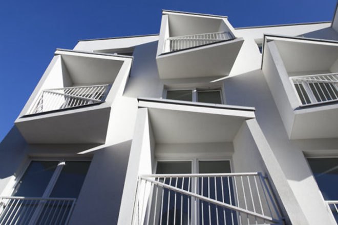 Nice Architects, Slovakian architects, North Star Apartments, North Star Apartments Slovakia, Bratislava architecture, green architecture, natural lighting, Senec architecture, building facade design, green facades