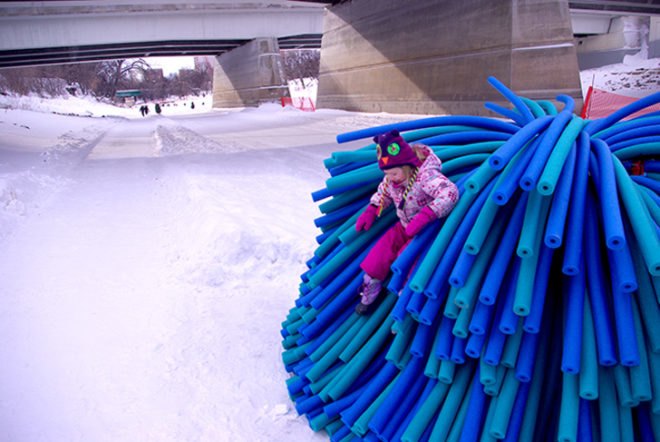 nuzzles warming huts, nuzzles raw design, warming huts competition, raw design, toronto architects, winnipeg warming huts, interactive objects, foam sculptures