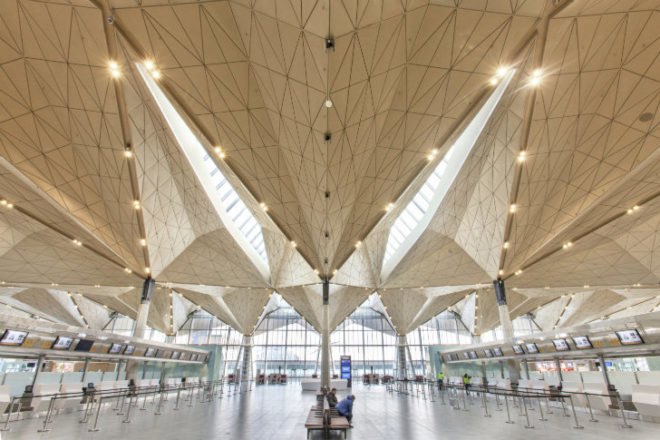 Pulkovo Airport, Grimshaw, romboll, pascall + watson, airport, eco airport, st. petersburg, russia