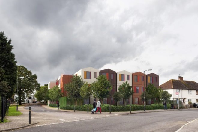 green design, eco design, sustainable design, Y Cube, Rogers Stirk Harbour and partners, pop up homes, UK housing crisis, Mitcham YMCA community
