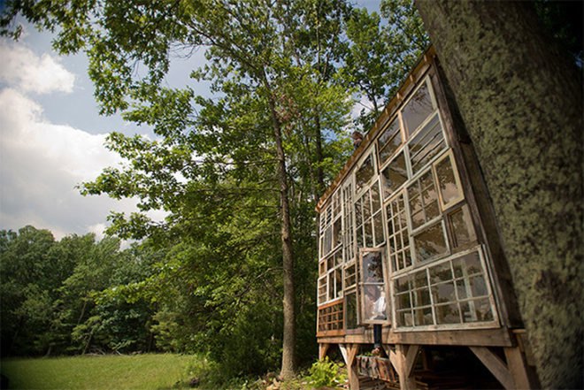 romantic homes, love shack, love nest, eco homes, couple builds home, green home,